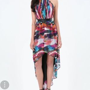 Bebe high low Dress